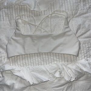 White Mikoh bikini top